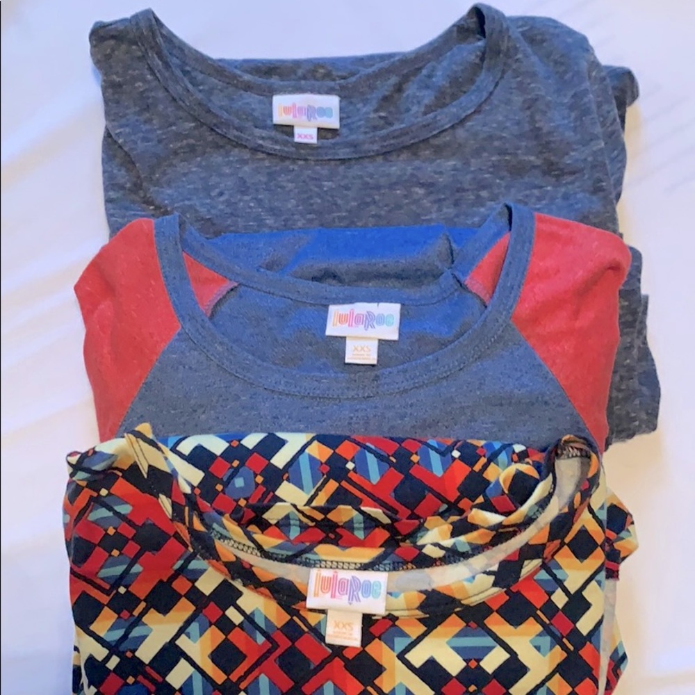 Lot of three LulaRoe Carly swing dresses